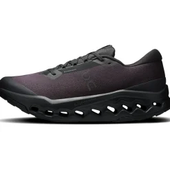 ON Mens Cloudsurfer Trail 2 WP Running Shoes - Black-Black