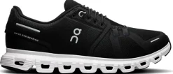 ON Womens Cloud 6 Shoes - Black-White