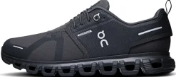 ON Womens Cloud 6 Waterproof Shoes - Black-Black