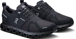 ON Womens Cloud 6 Waterproof Shoes - Black-Black
