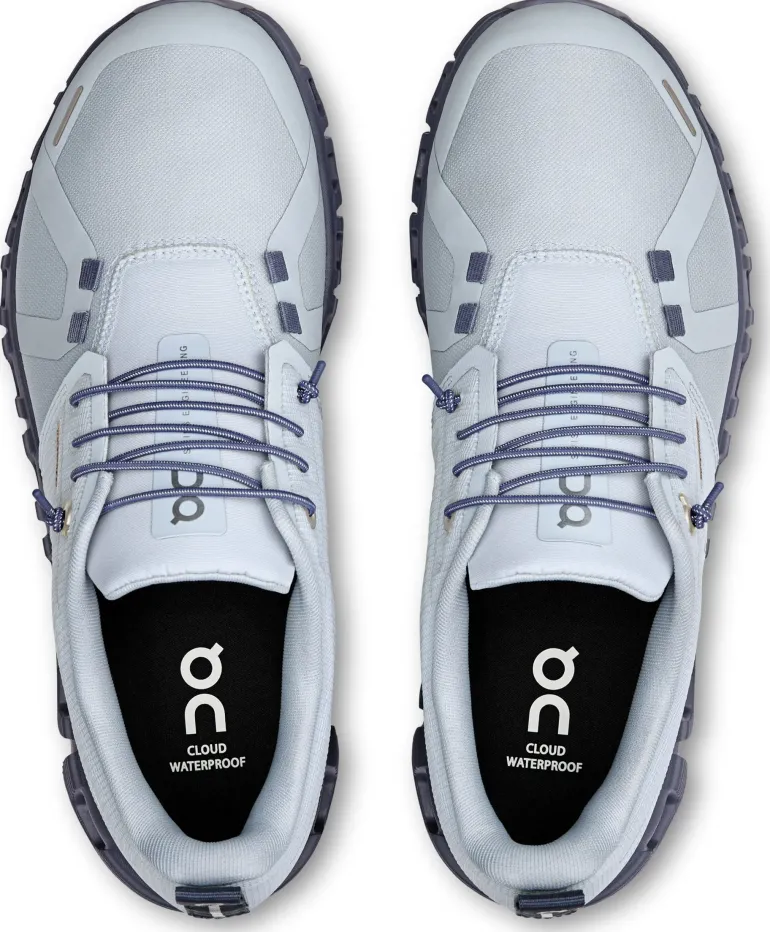 ON Womens Cloud 6 Waterproof Shoes - Heather-Metal