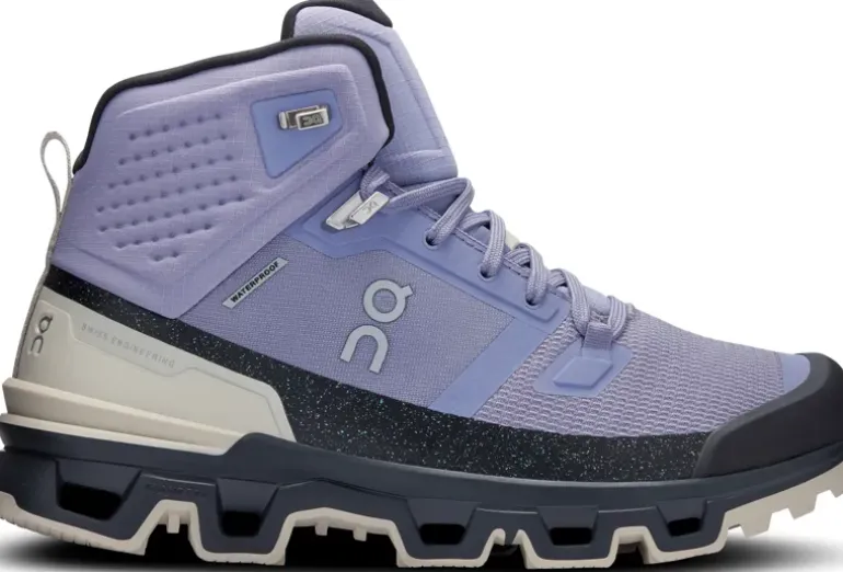 ON Womens Cloudrock 2 Waterproof Boots - Feather-Black