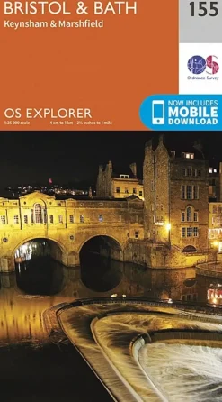 OS Explorer Map 155 - Bristol and Bath