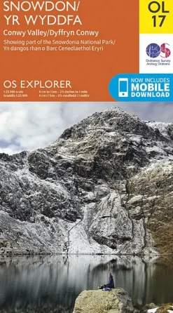 OS Explorer Map OL17 - Snowdon and Conwy Valley