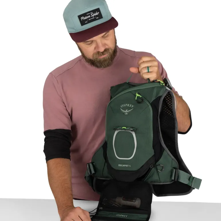 Osprey Escapist Velocity 6 Rucksack - Tundra Green-Botanica