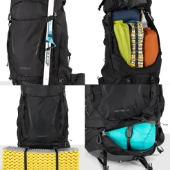 Osprey Kestrel 68 Rucksack - Black