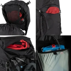Osprey Kestrel 68 Rucksack - Black