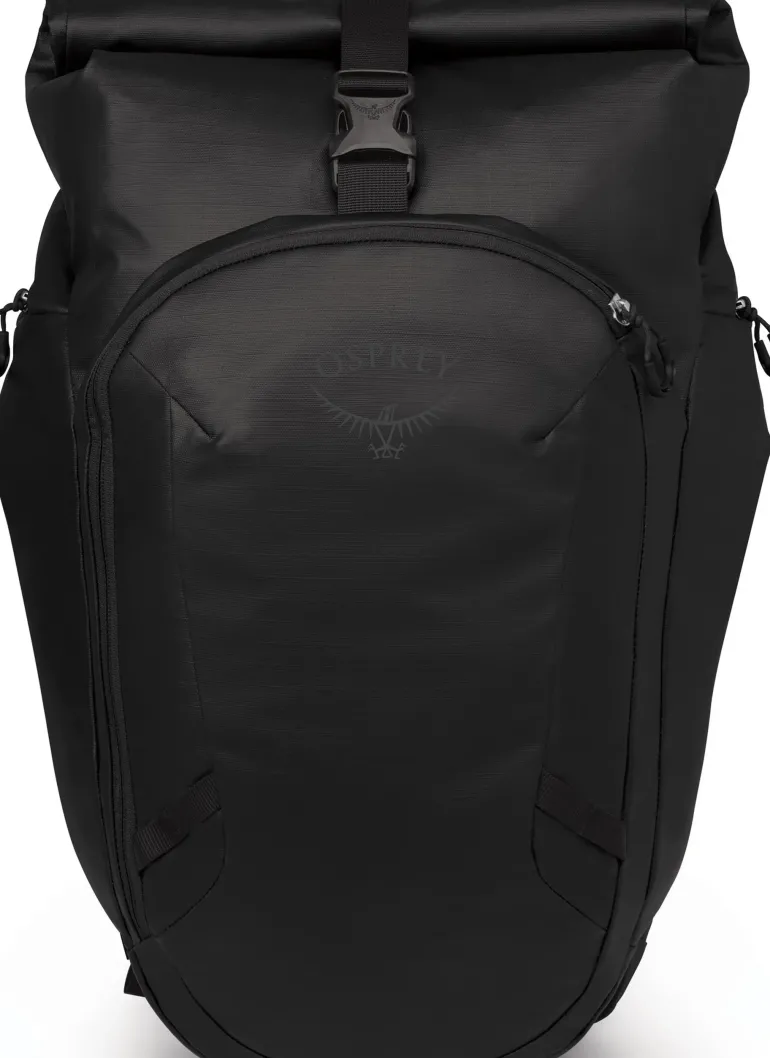 Osprey Transporter Roll Top Rucksack - Raven Black