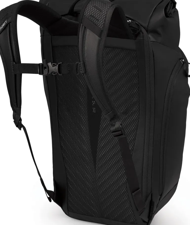 Osprey Transporter Roll Top Rucksack - Raven Black