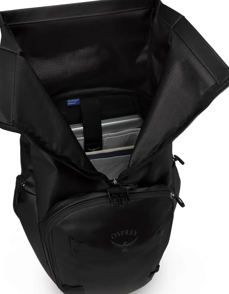 Osprey Transporter Roll Top Rucksack - Raven Black