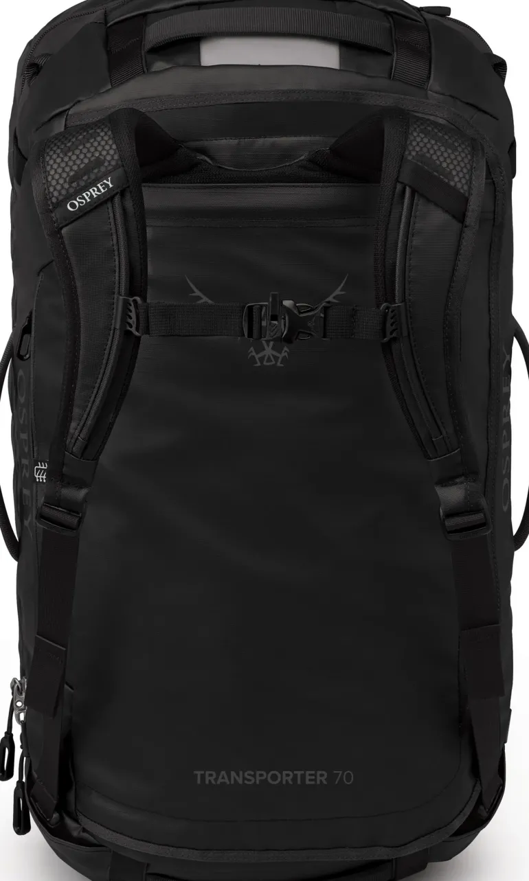 Osprey Transporter Squffel 70 Duffel - Raven Black