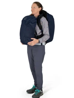 Osprey Womens Fairview 55 Travel Pack - Night Jungle Blue