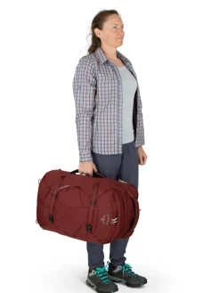 Osprey Womens Fairview 40 Travel Pack - Zircon Red