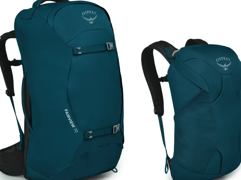 Osprey Womens Fairview 70 Travel Pack - Night Jungle Blue