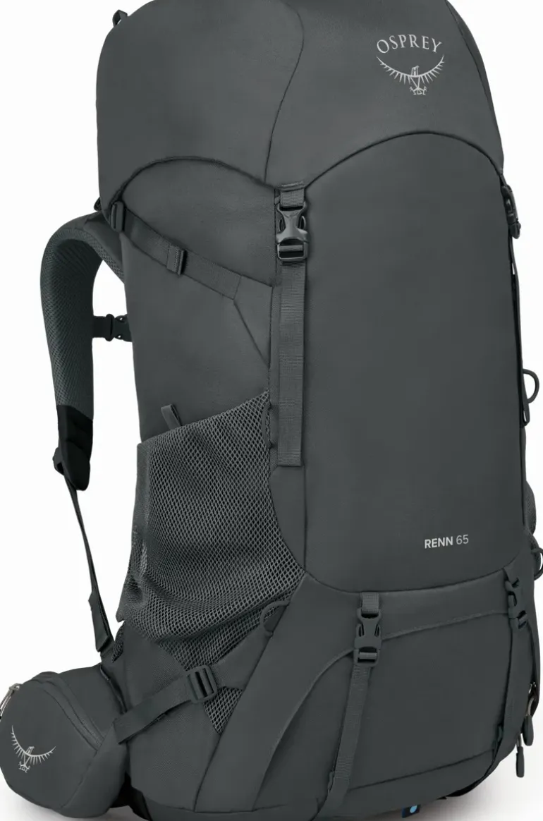 Osprey Womens Renn 65 Rucksack - Dark Charcoal-Gray Wolf