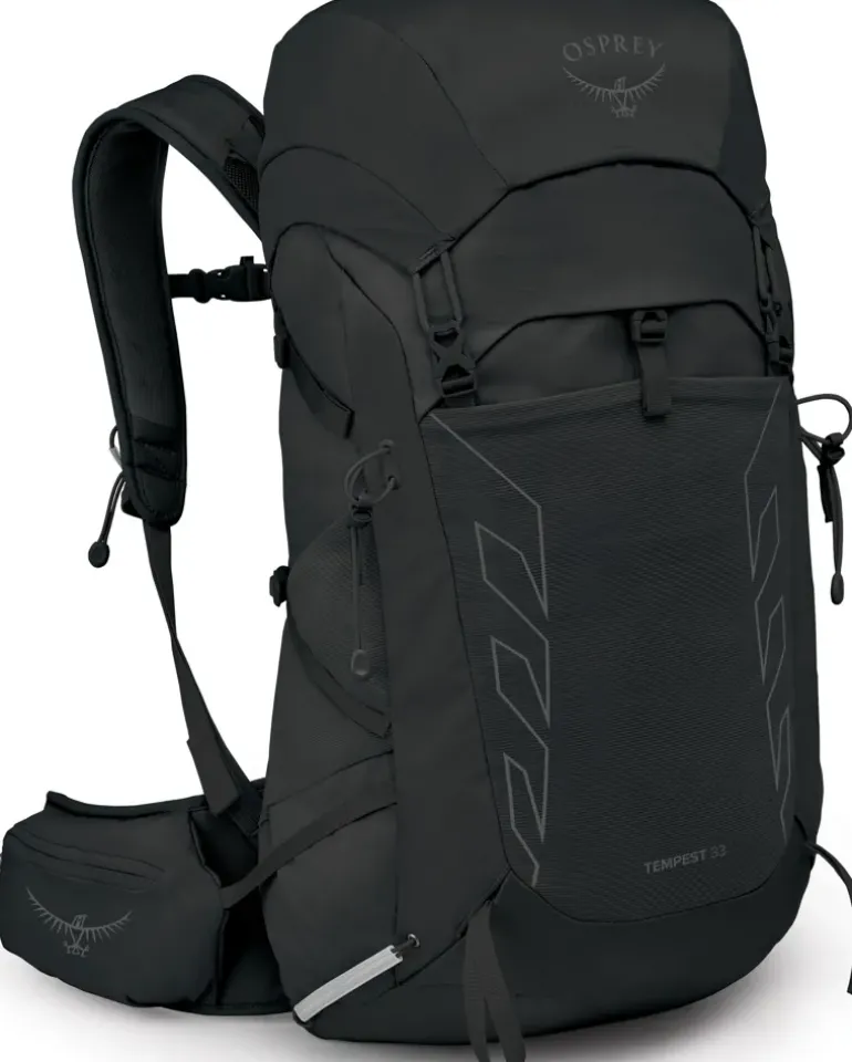 Osprey Womens Tempest 33 Rucksack - Extended Fit - Black-Coal Grey