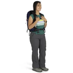Osprey Womens Tempest 11 Rucksack - Deep Fig-Hotspot Pink