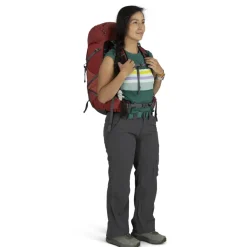 Osprey Womens Tempest 33 Rucksack - Red Pampas-Coal Grey