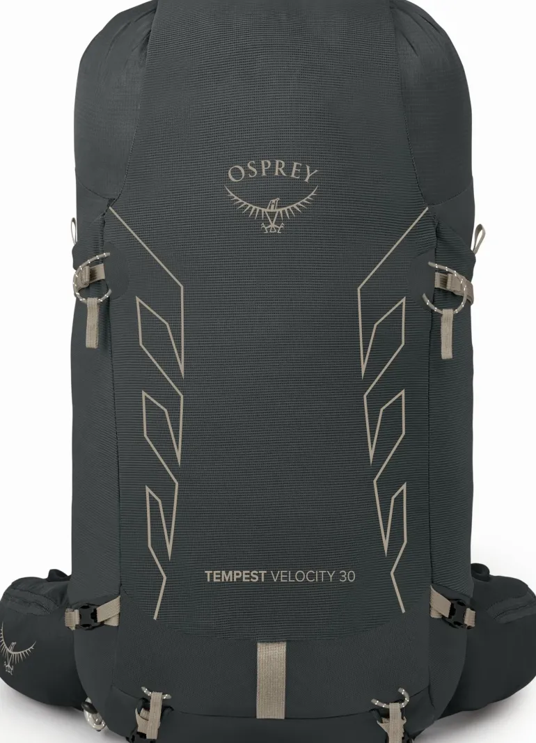 Osprey Womens Tempest Velocity 30 Rucksack - Dark Charcoal-Chiru Tan