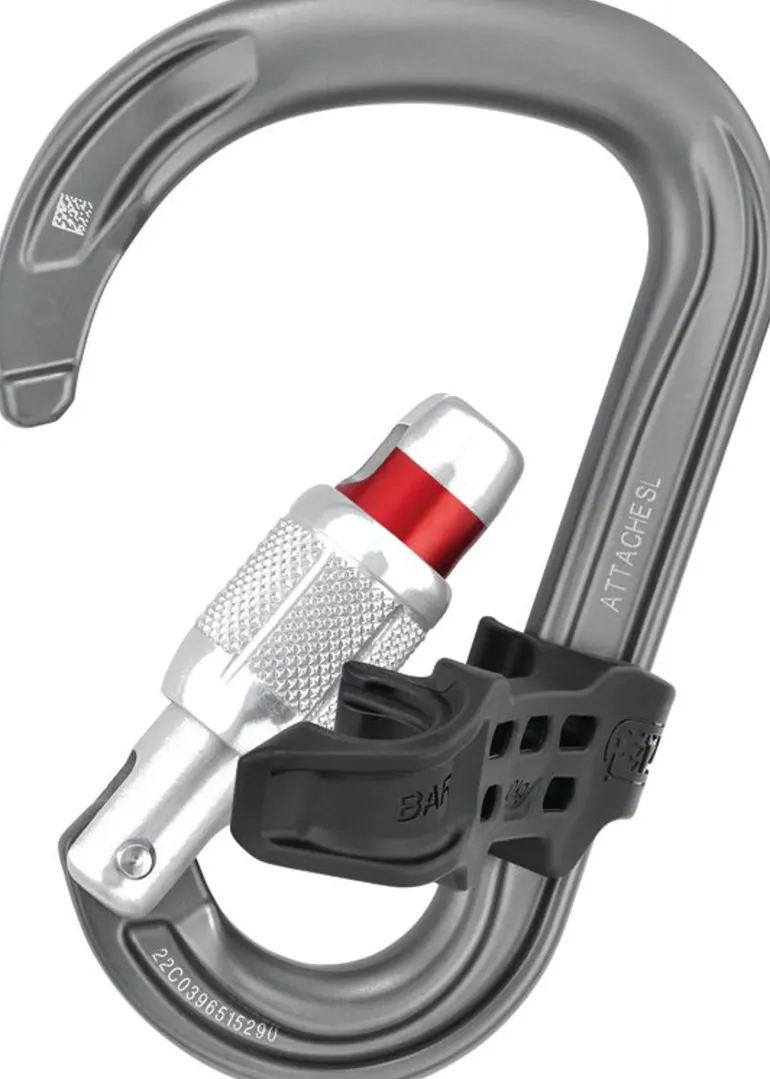 Petzl Attache Bar Carabiner - Gray