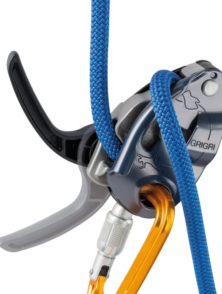 Petzl GRIGRI Belay Device - Red/ Orange