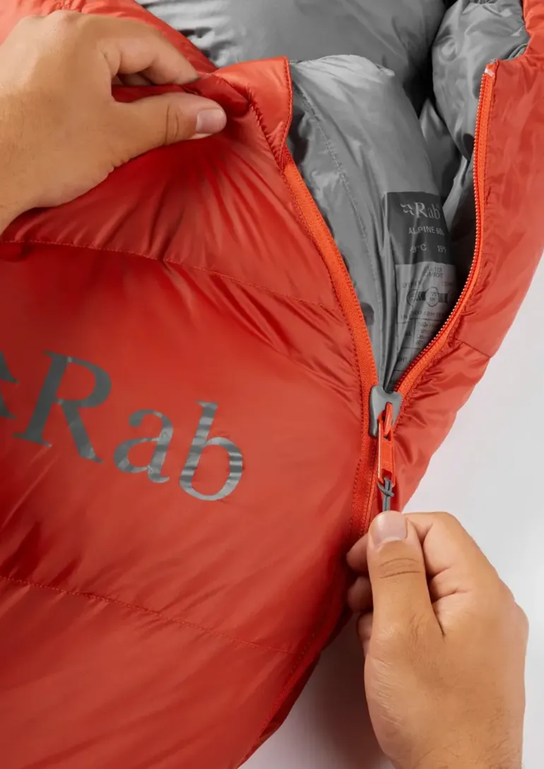 Rab Alpine 600 Sleeping Bag - Left-Zip - Regular