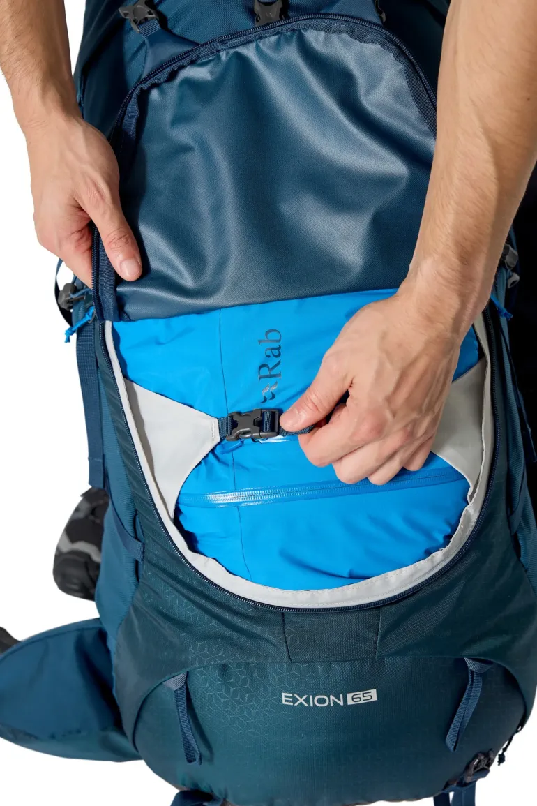 Rab Exion 65 Rucksack - Tempest Blue - M-L