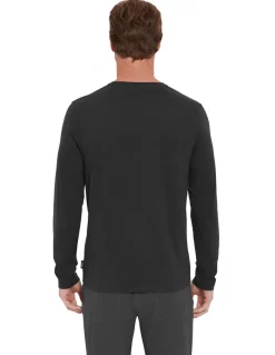 Rab Mens Basecamp Logo Badge LS Tee - Beluga