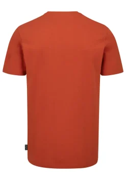 Rab Mens Basecamp Logo Badge Tee - Red Clay