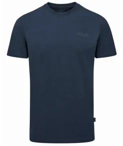 Rab Mens Basecamp Logo Tee - Tempest Blue