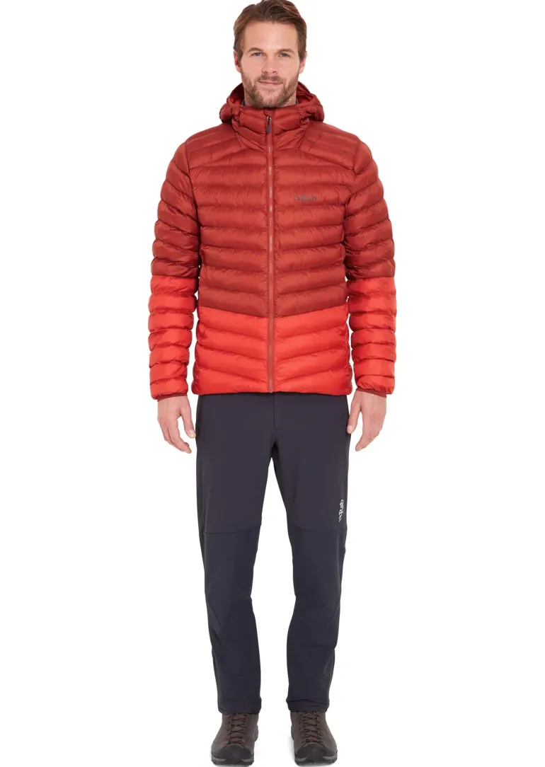 Rab Mens Cirrus Alpine Jacket - Tuscan Red-Dark Horizon
