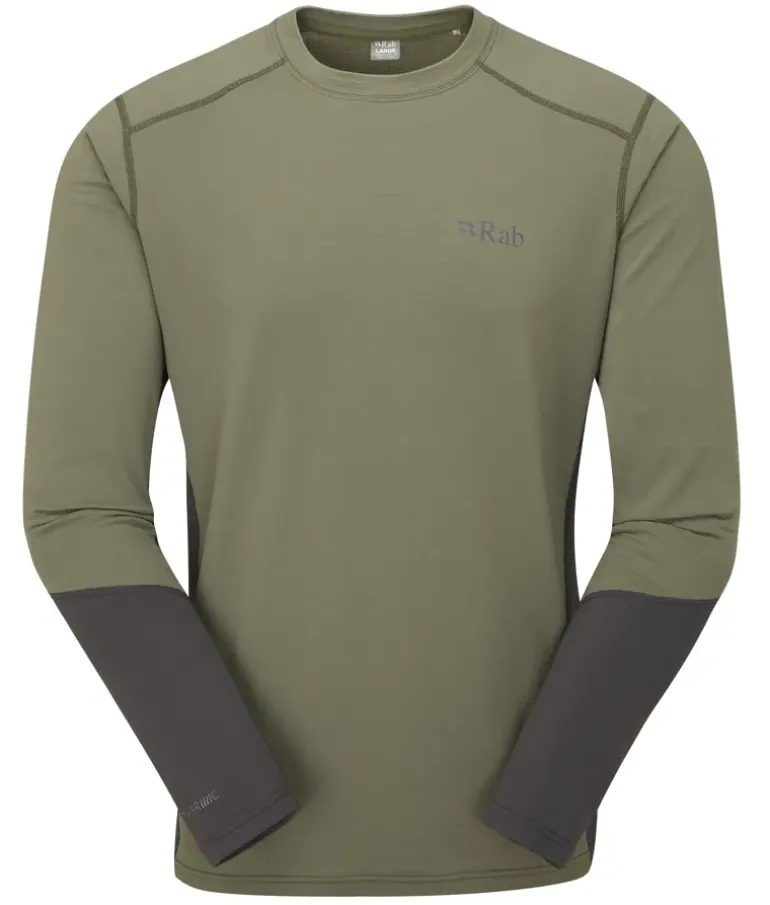 Rab Mens Conduit Crew - Light Khaki
