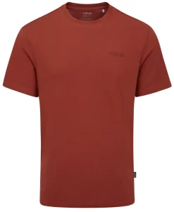 Rab Mens Crimp Elevation Tee - Tuscan Red