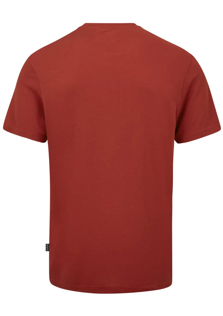 Rab Mens Crimp Reflection Tee - Tuscan Red