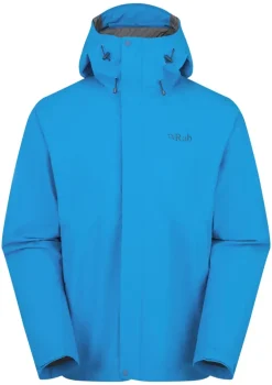 Rab Mens Downpour Jacket - Maya Blue