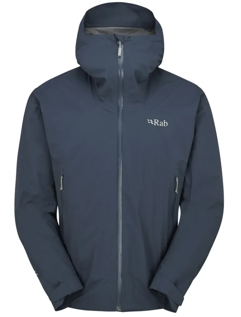 Rab Mens Downpour Light Jacket - Tempest Blue