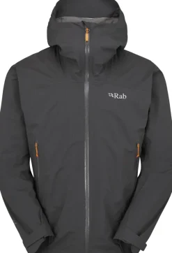 Rab Mens Downpour Light Jacket - Anthracite