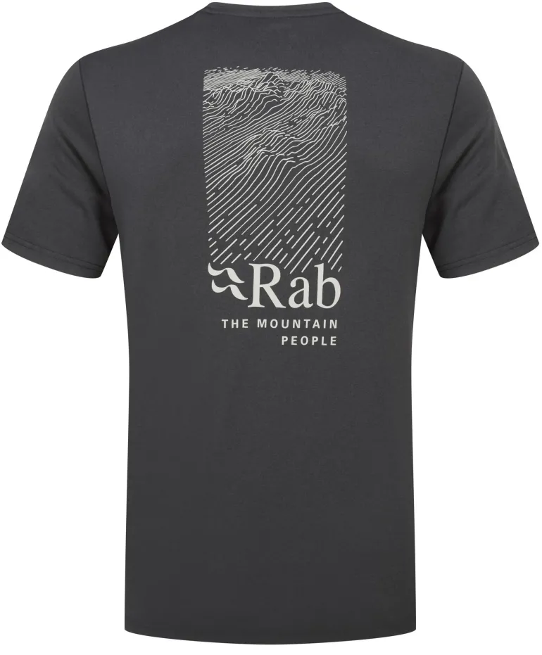 Rab Mens Mantle Ridge Tee - Ebony
