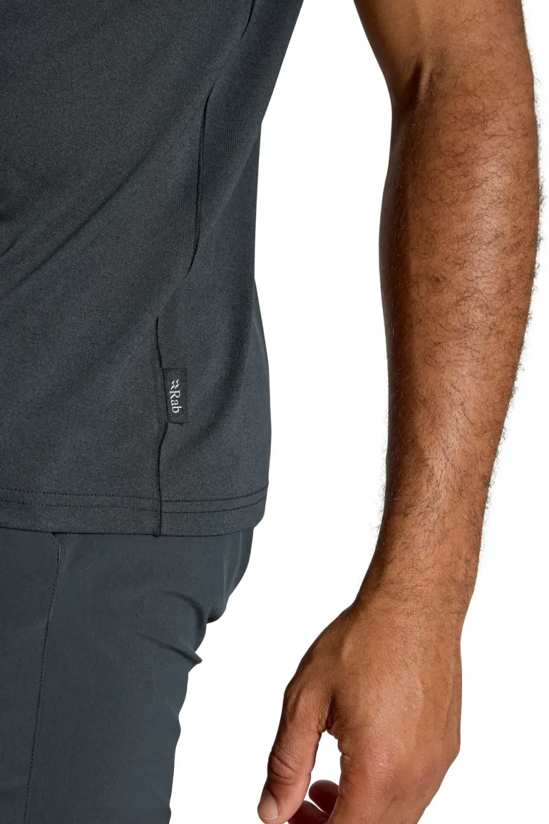 Rab Mens Mantle Ridge Tee - Ebony