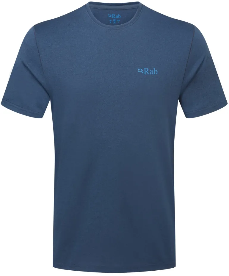 Rab Mens Mantle Ridge Tee - Tempest Blue
