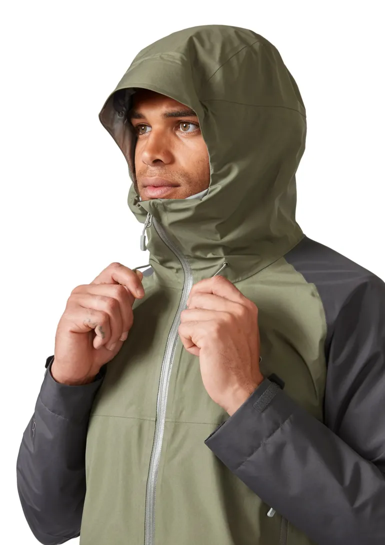 Rab Mens Namche Paclite Jacket - Graphene-Light Khaki