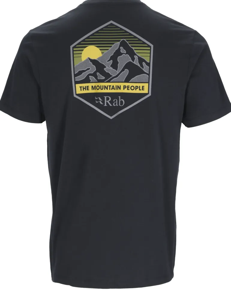 Rab Mens Stance Mountain Peak Tee - Beluga