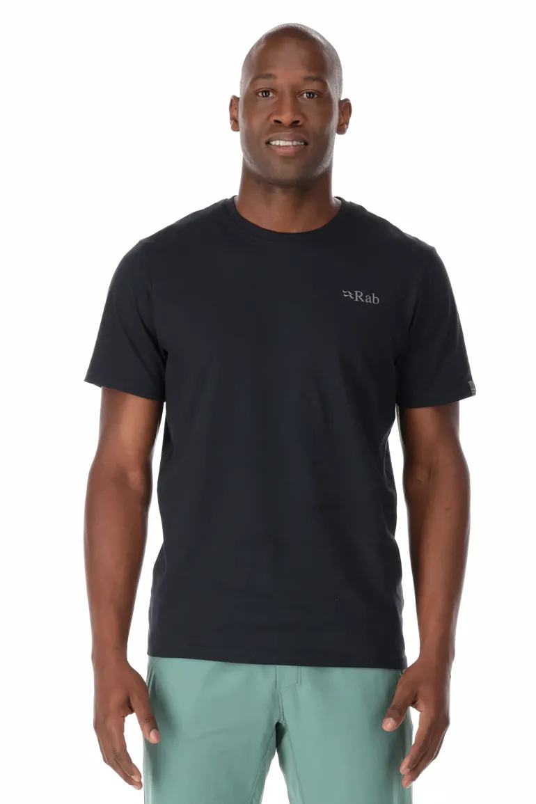 Rab Mens Stance Mountain Peak Tee - Beluga