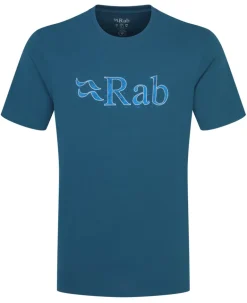 Rab Mens Stance Tech Sketch Tee - Tempest Blue