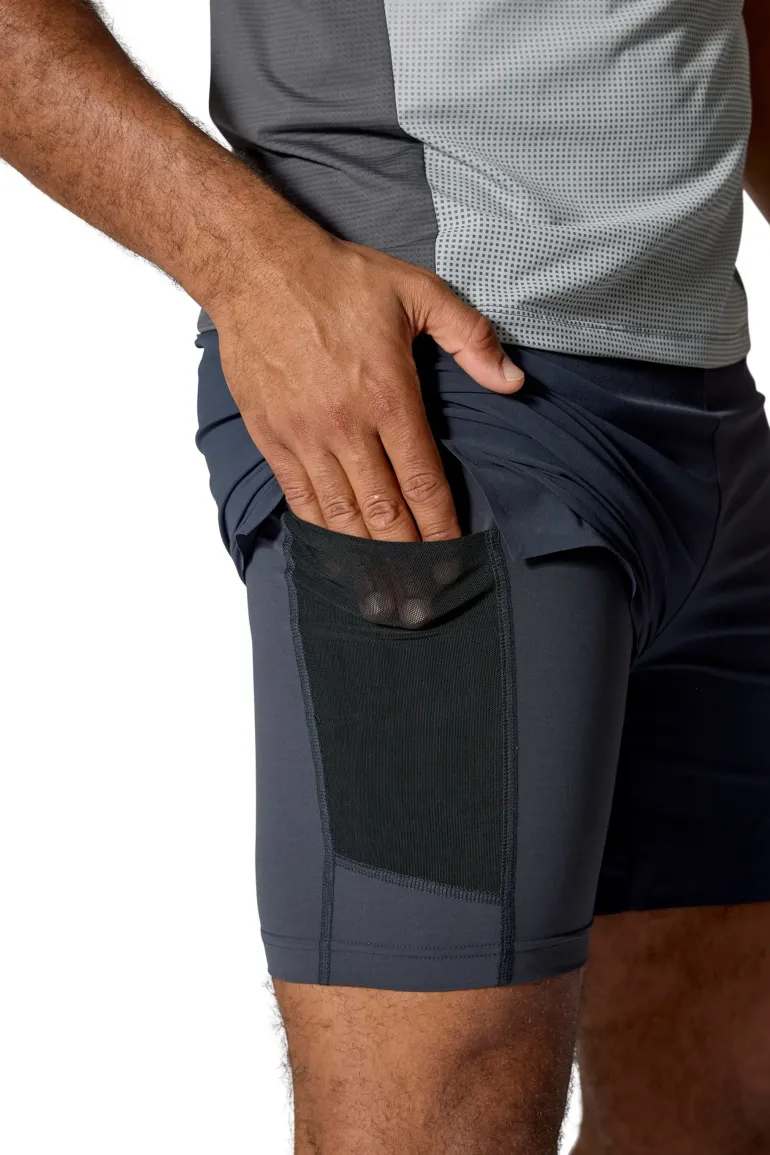 Rab Mens Talus 2 in 1 Shorts - Ebony