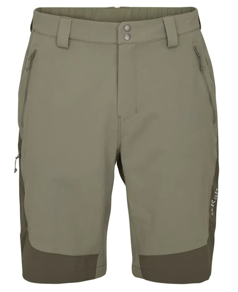 Rab Mens Torque Mountain Shorts - Light Khaki-Army