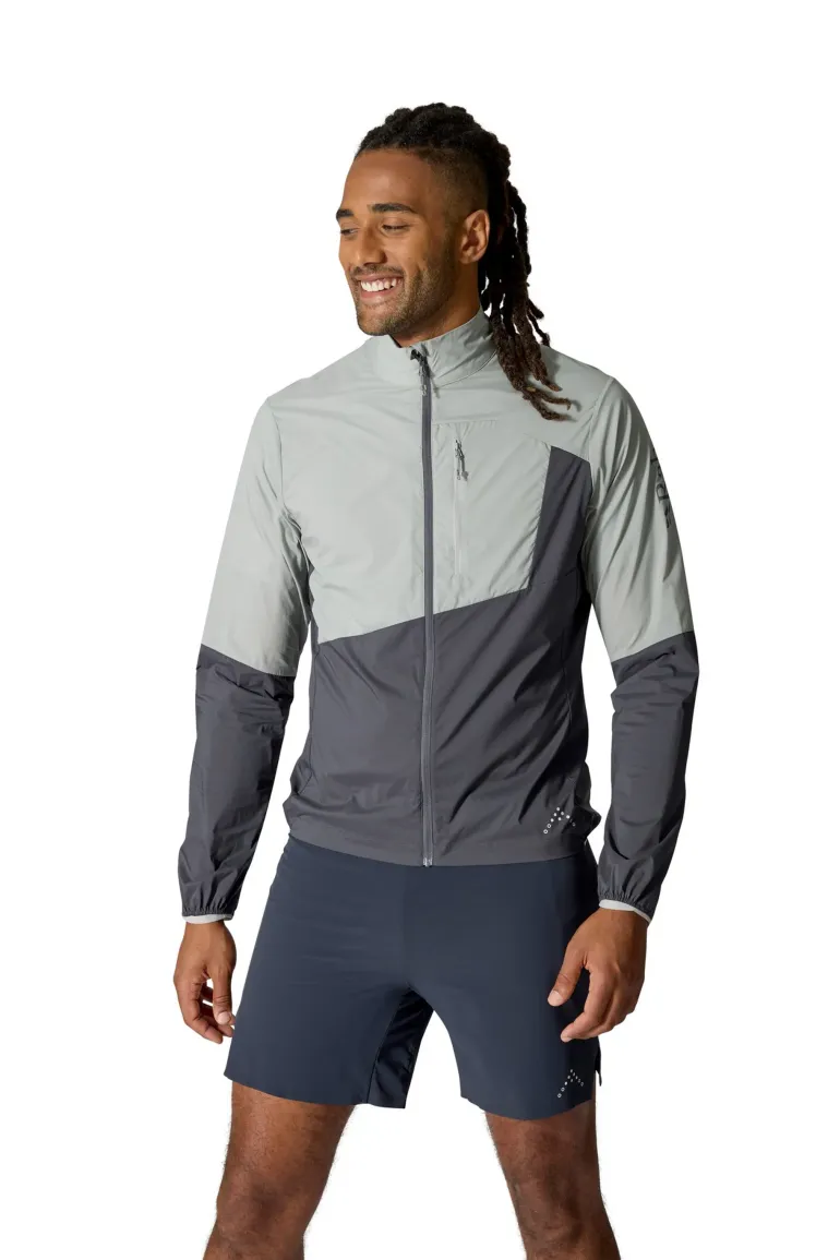 Rab Mens Windveil Jacket - Light Zinc-Graphene