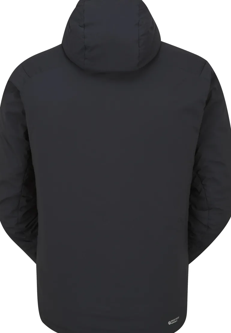 Rab Mens Xenair Alpine Light Jacket - Ebony-Marmalade