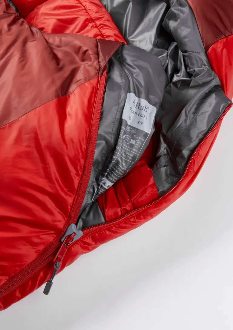 Rab Solar Eco 3 Sleeping Bag - Wide