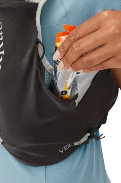 Rab Veil 12 Running Vest - Gargoyle-Graphene